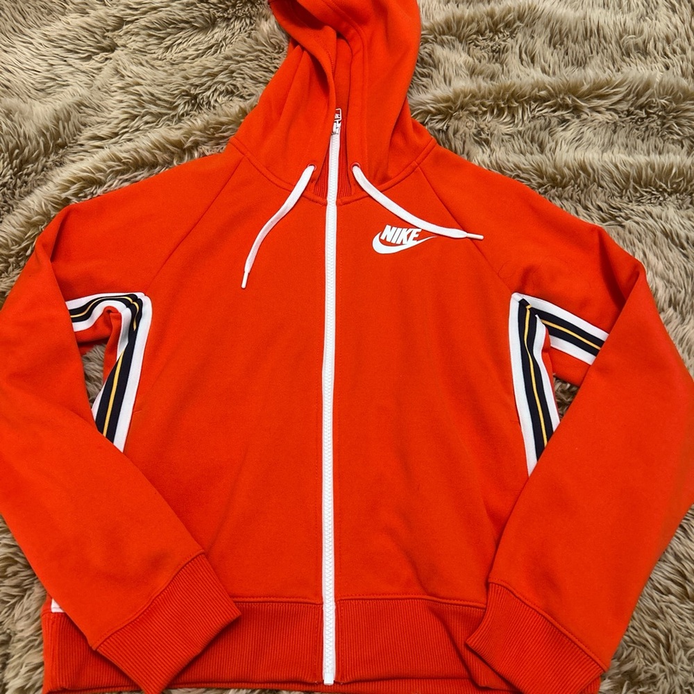 Nike Orange Zip-Up jacket